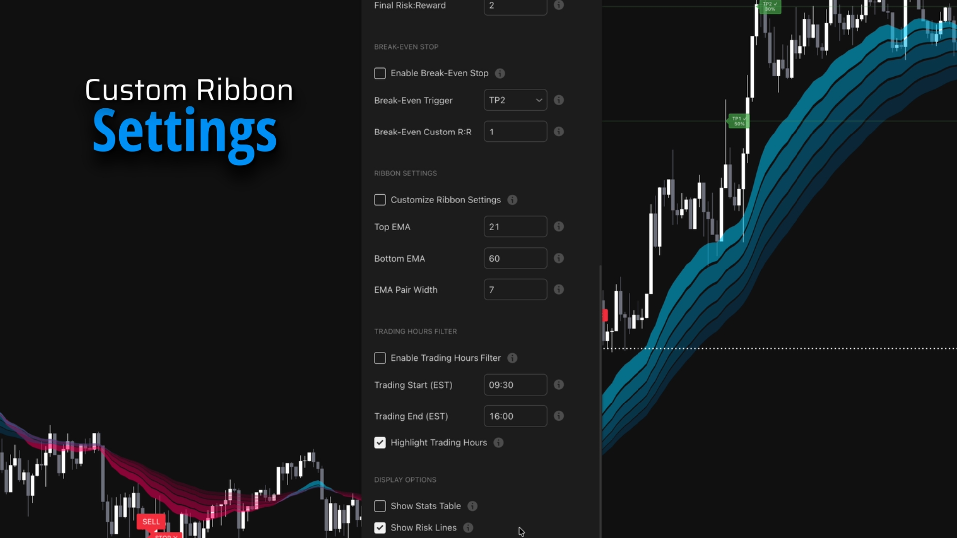 Custom Ribbon Settings